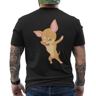 Chihuahua Dabbing  Funny Dab Dog Dance Hip Hop Mens Back Print T-shirt