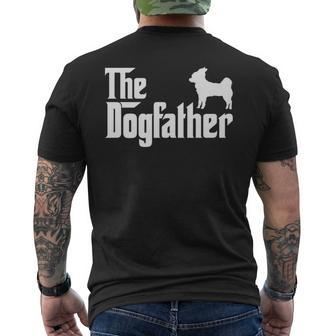 Chilier Dogfather Dog Dad Men's T-shirt Back Print | Mazezy