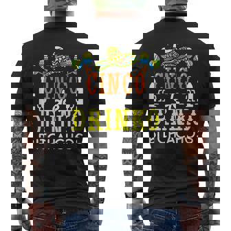 Cinco De Drinko Bitchachos Cinco De Mayo Drinking Lover Mens Back Print T-shirt - Thegiftio