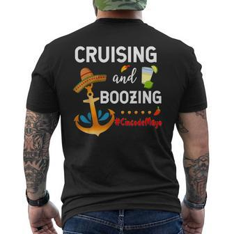 Cinco De Mayo Cruising And Boozing Cruise Vacation Matching Mens Back Print T-shirt - Thegiftio UK