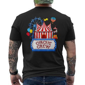 Circus Crew Carnival Birthday Theme Party Matching Mens Back Print T-shirt - Thegiftio UK