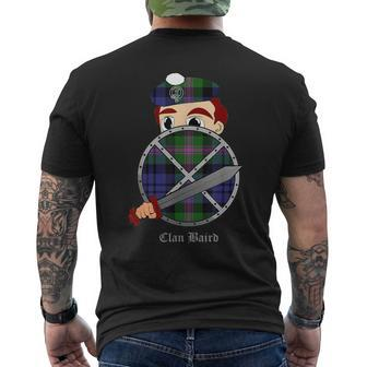 Clan Baird Surname Last Name Scottish Tartan Crest Funny Last Name Designs Funny Gifts Mens Back Print T-shirt | Mazezy
