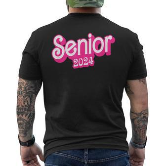 Class Of 2024 Senior Gifts Funny Seniors 2024 Mens Back Print T-shirt | Mazezy DE