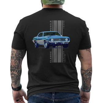Classic American Muscle Cars Vintage Cars Funny Gifts Mens Back Print T-shirt | Mazezy