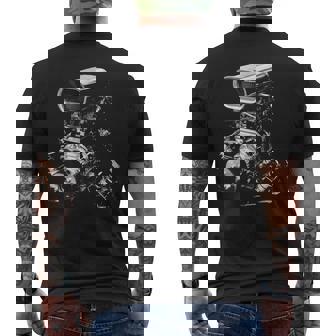 Classic Blower Big Block Race Car Motor Racing Engine Racing Funny Gifts Mens Back Print T-shirt | Mazezy