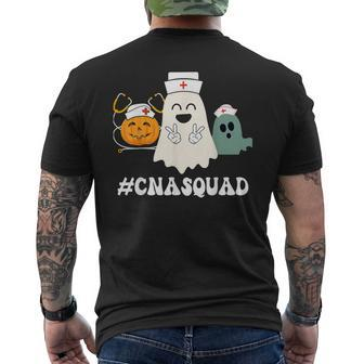 Cna Halloween Scrubs Costume As Cna Squad Matching Men's T-shirt Back Print - Seseable