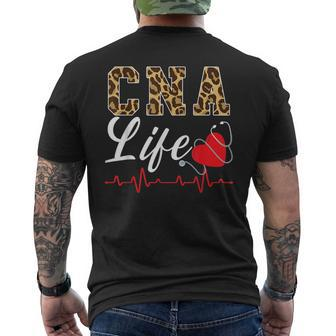 Cna Life Certified Nursing Assistant Medical Worker Hospital Mens Back Print T-shirt | Mazezy