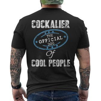 Cockalier Dog The Official Dog Of Cool People Men's T-shirt Back Print | Mazezy