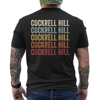 Cockrell-Hill Texas Cockrell-Hill Tx Retro Vintage Text Men's T-shirt Back Print | Mazezy