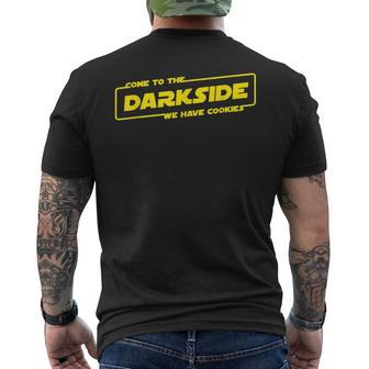 Come To The Darkside We Have Cookies Funny Designed Mens Back Print T-shirt - Thegiftio UK