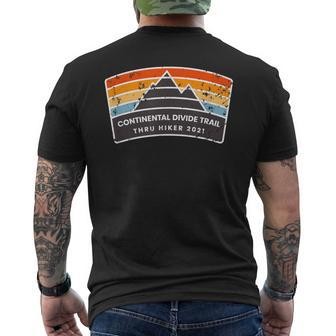 Continental Divide Trail Thru Hike Hiking Class Of 2021 Cdt Men's T-shirt Back Print | Mazezy