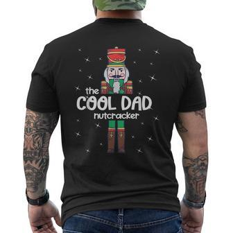 Cool Dad Nutcracker Family Matching Pajama Men's T-shirt Back Print | Mazezy