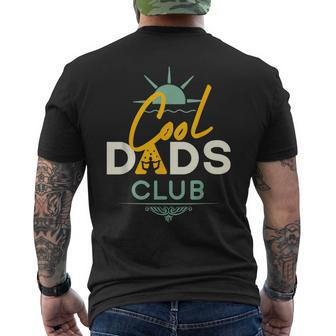Cool Dads Club Funny Fathers Day Mens Back Print T-shirt - Seseable