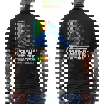Cool Gorilla Tag Retro Gorilla Tag Monke Vr Gamer Men's T-shirt Back Print | Mazezy