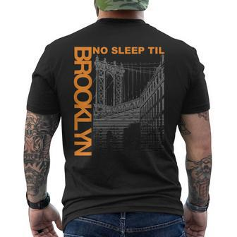Cool Retro No Sleep Til Brooklyn Old School Portable Stereo Mens Back Print T-shirt - Seseable