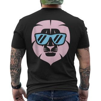 Cool Trans Lion Celebrate Ftm Transition Trans Man Pride Mens Back Print T-shirt | Mazezy