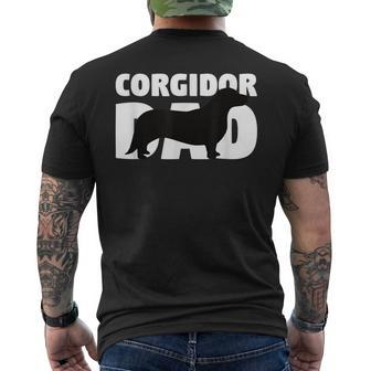 Corgidor For Dog Father 'Corgidor Dad' Corgidor Men's T-shirt Back Print | Mazezy