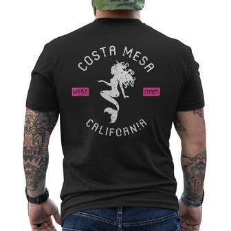 Costa Mesa California T Ca Vintage Souvenir Men's T-shirt Back Print | Mazezy