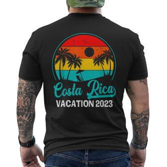 Costa Rica 2023 Beach Matching Family Vacation Trip Mens Back Print T-shirt | Mazezy