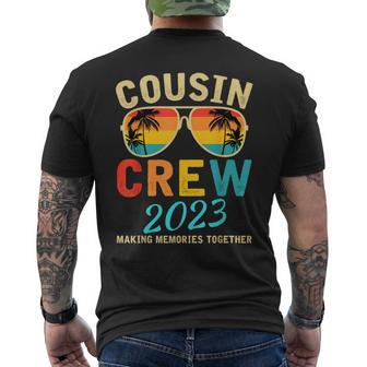 Cousin Crew 2023 Family Making Memories Together Men's T-shirt Back Print - Seseable