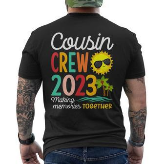 Cousin Crew 2023 Summer Vacation Beach Family Trip Matching Mens Back Print T-shirt - Seseable