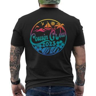 Cousin Crew 2023 Summer Vacation Holiday Family Camp Tie Dye Mens Back Print T-shirt - Seseable