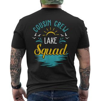 Cousin Crew Lake Squad Family Vacation Lake Trip Men's T-shirt Back Print