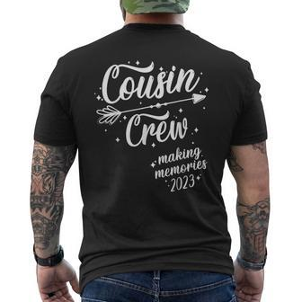 Cousin Crew Making Memories 2023 Family Reunion Trip Men's T-shirt Back Print - Monsterry DE