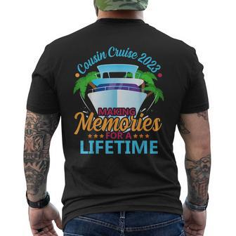 Cousin Cruise 2023 Making Memories For A Lifetime Matching Mens Back Print T-shirt - Monsterry DE