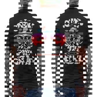Cousin Cruise Squad 2023 Cruise Ship Party Group Vacation Men's T-shirt Back Print - Thegiftio UK