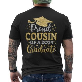 Cousin Senior 2024 Proud Cousin Of A Class Of 2024 Graduate Men's Back Print T-shirt | Mazezy