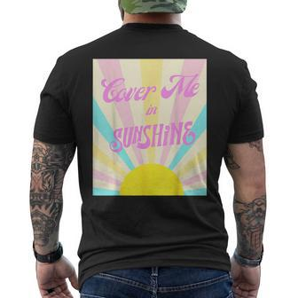 Cover Me In Sunshine Men's T-shirt Back Print | Mazezy