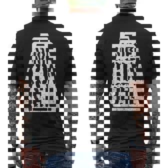 Cow Bell More Cowbell Vintage Drummer Cowbell Men's Back Print T-shirt | Mazezy