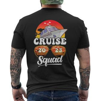Cruise Squad 2023 Family Vacation Matching Family Group Mens Back Print T-shirt - Seseable