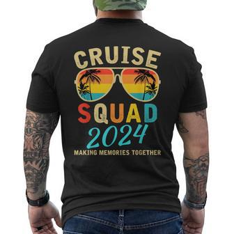 Cruise Squad 2024 Summer Vacation Matching Family Group Men's T-shirt Back Print - Seseable