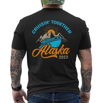 Cruising Alaska 2023 Alaskan Cruise Family Matching Mens Back Print T-shirt - Seseable