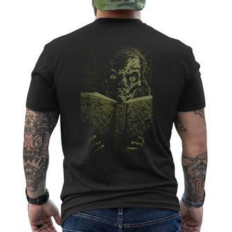 Crypt Dead Zombie Book Fairy Tales From The Evil Book Keeper Mens Back Print T-shirt | Mazezy