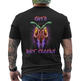Cute But Creepy Pastel Insect Bug Scary Mens Back Print T-shirt | Mazezy