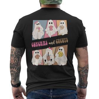 Cute Conchas And Cucuys Ghost Mexican Halloween Men's T-shirt Back Print - Thegiftio UK