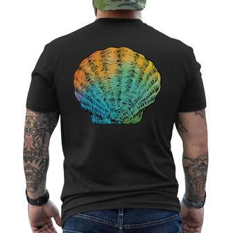 Cute Seashell Shell Outfit Love Mussels Men's T-shirt Back Print | Mazezy