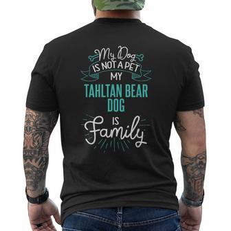 Cute Tahltan Bear Dog Family Dogn Men's T-shirt Back Print | Mazezy