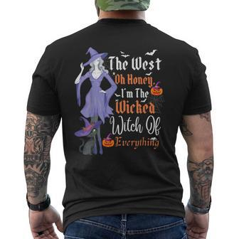 Cute The West Oh Honey Im The Wicked Witch Of Everything Mens Back Print T-shirt | Mazezy