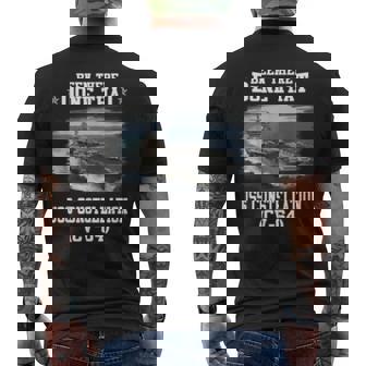 Cv64 Uss Constellation Navy Ships Men's Back Print T-shirt | Mazezy
