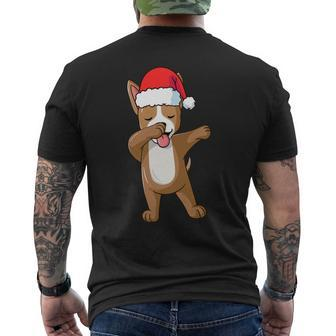 Dabbing Greyhound Hat Christmas Dab Dance Cute Dog Mens Back Print T-shirt - Monsterry DE