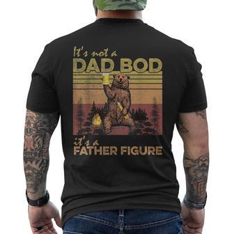 Dad Bod Father Figure Fathers Day Its Not A Dad Bod Mens Back Print T-shirt - Seseable