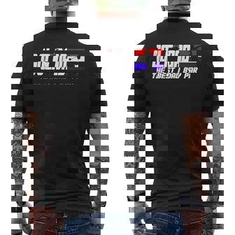 Dad Golf  Men Fathers Day Golf Gifts Best Dad By Par Men's Crewneck Short Sleeve Back Print T-shirt
