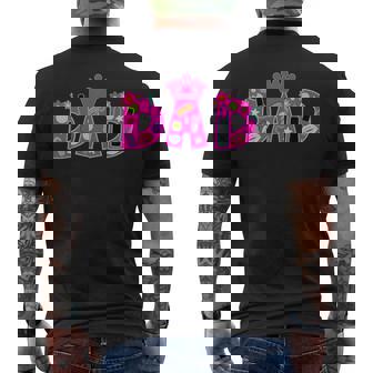 Dad Spa Theme Kids Birthday Pamper Little Spa Party Matching Mens Back Print T-shirt - Seseable