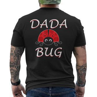 Dada Bug Ladybug Dad Men's T-shirt Back Print | Mazezy