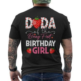 Dada Of The Berry First Birthday Gifts Girl Sweet Strawberry Mens Back Print T-shirt - Seseable