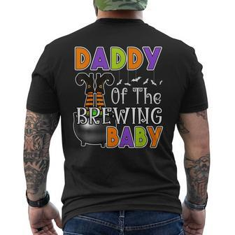 Daddy Of Brewing Baby Halloween Theme Baby Shower Spooky Men's T-shirt Back Print - Thegiftio UK